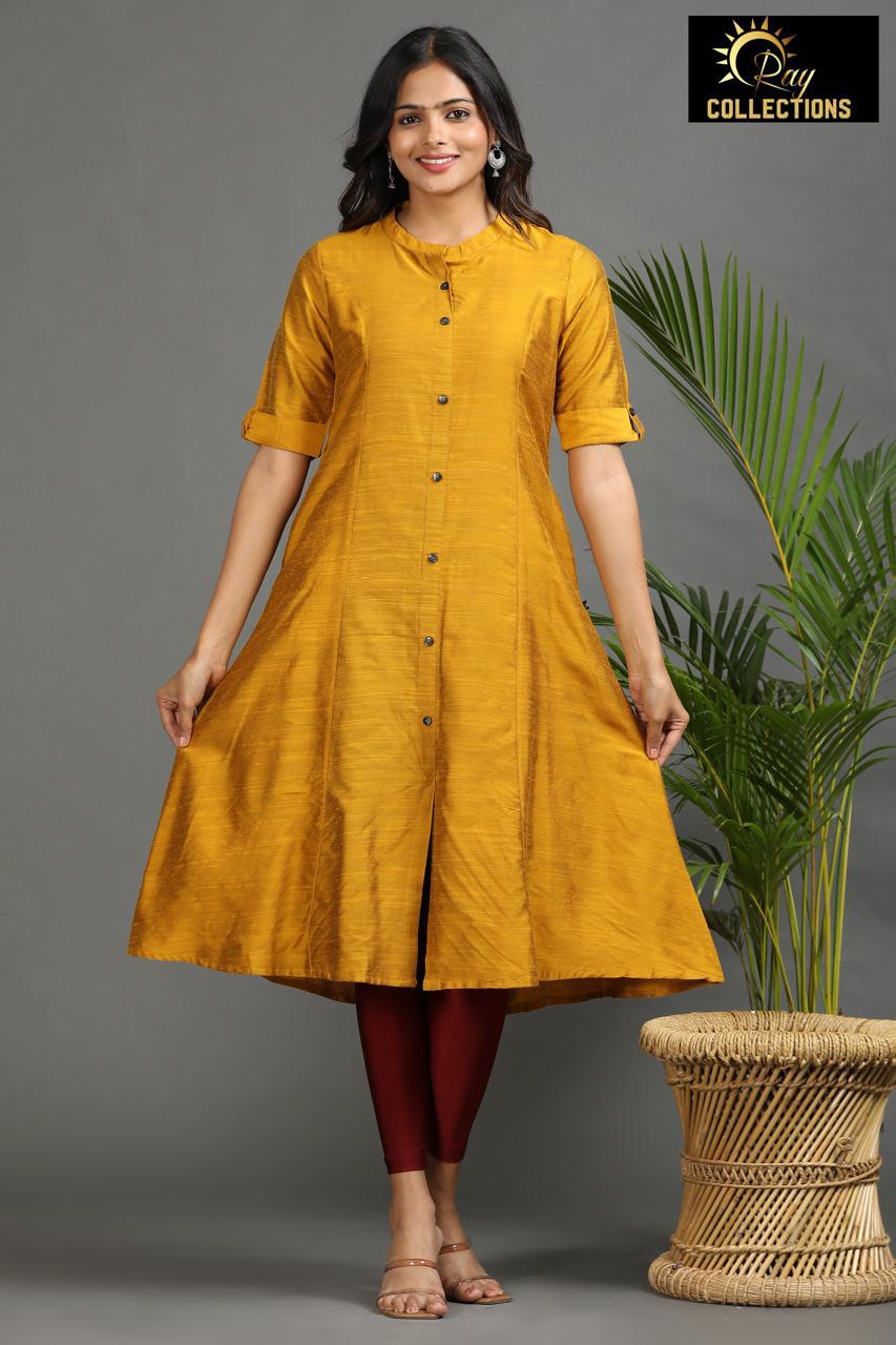 A line kurti Princess Cut