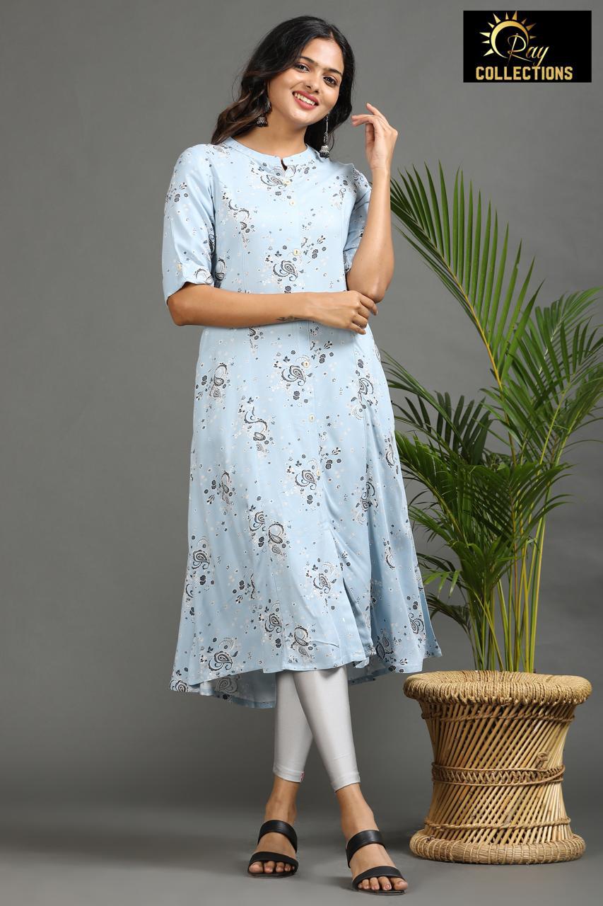A line kurti Princess Cut