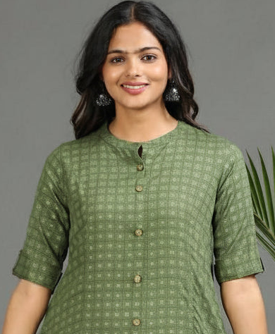 A line kurti Princess Cut