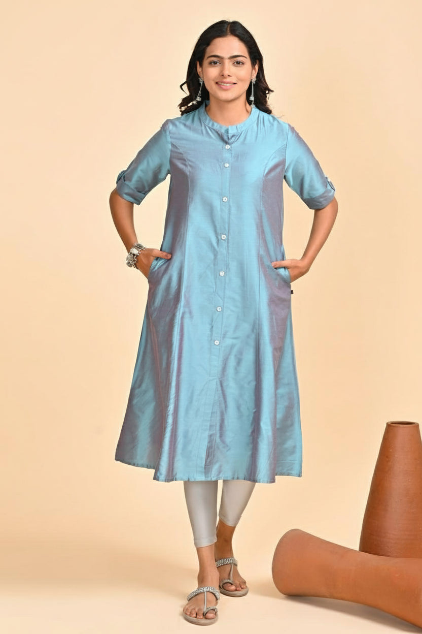 A line kurti Princess Cut