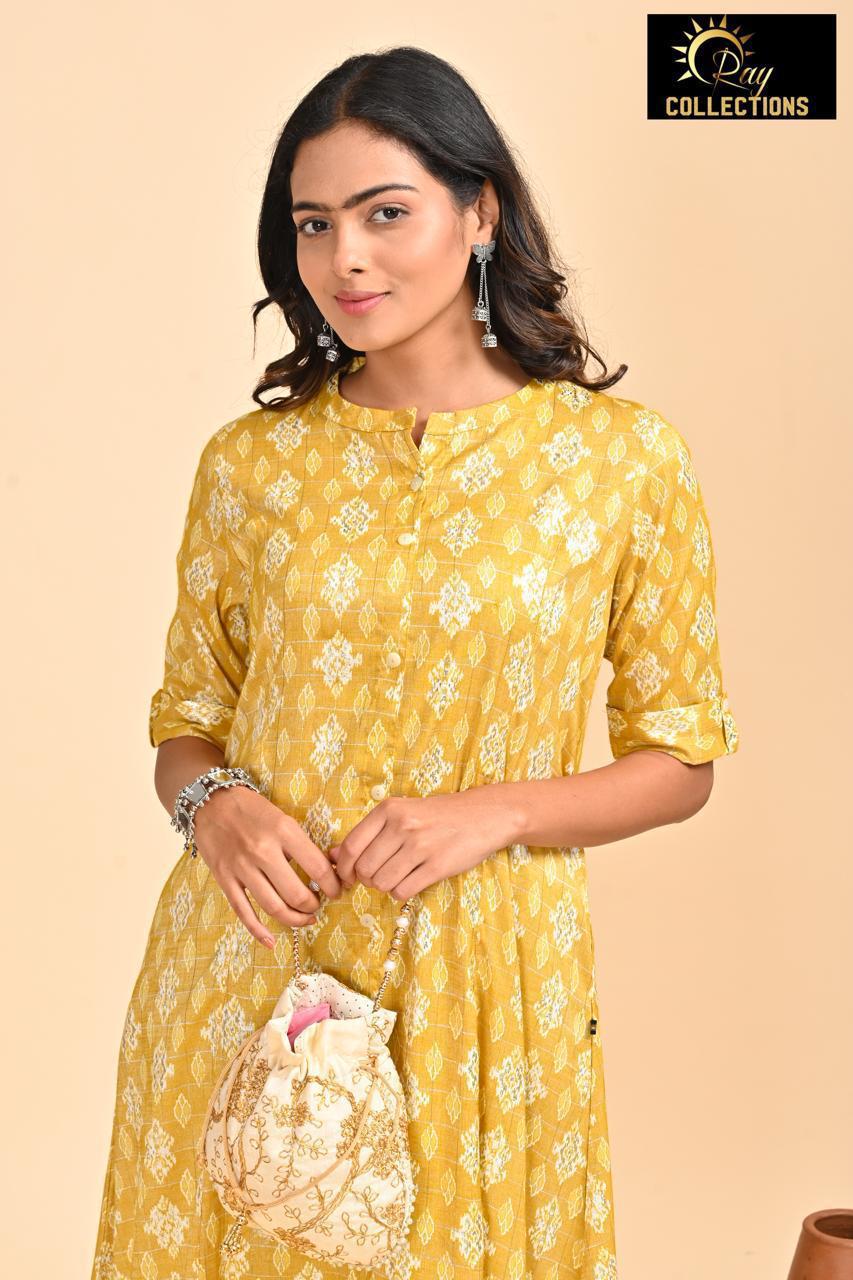 A line kurti Princess Cut
