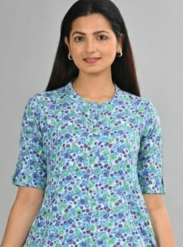 A line kurti Princess Cut